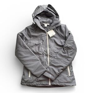 Tri-Mountain Heavyweight Jacket Women’s Medium Gray Removable Hood NWT